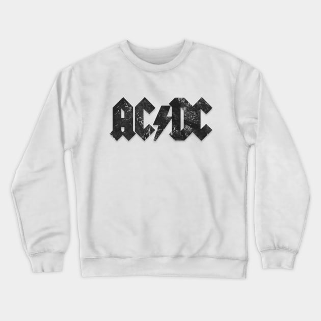 AC DC Vintage Distressed Crewneck Sweatshirt by TheRelaxedWolf